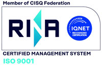 RINA certified quality system